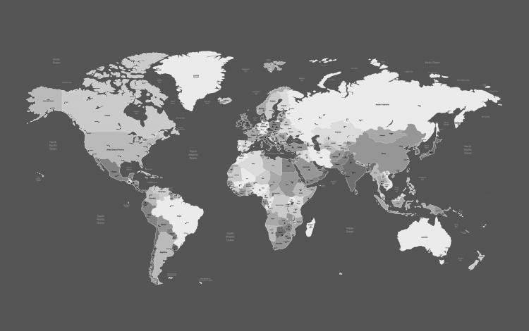 free vector World map 01 vector